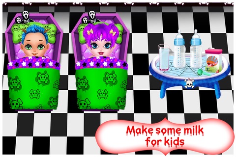 Monsters New Born Baby Care Kids Free Games screenshot 3