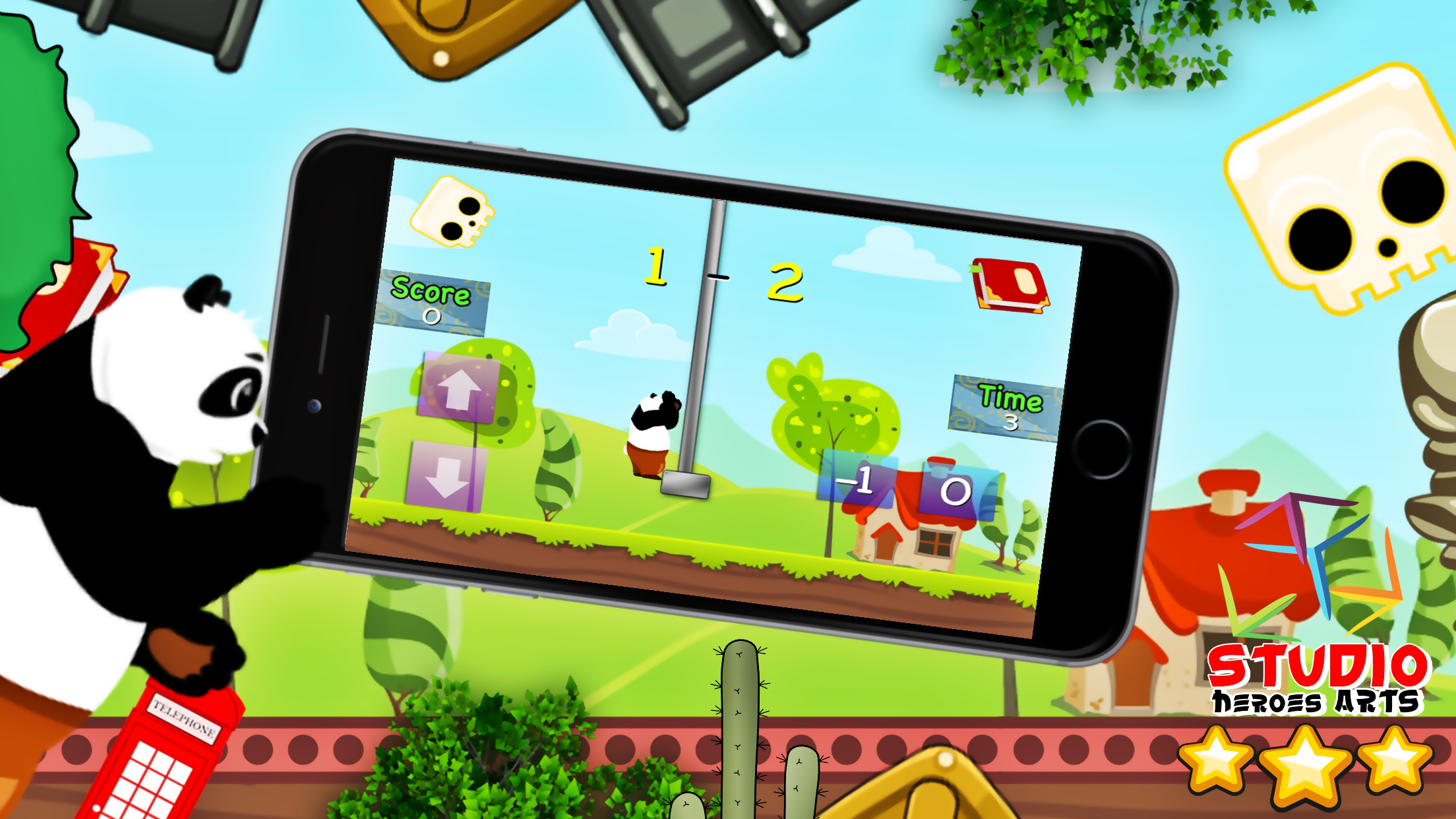 Panda Runing Way & Pop 2