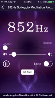 852hz solfeggio sonic meditation by glenn harrold & ali calderwood iphone screenshot 2