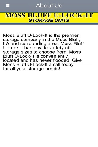 Moss Bluff U-Lock-It screenshot 2