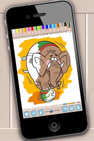 Circus coloring book drawings to paint - Premium screenshot 3
