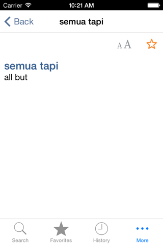 Indonesian<>English Dictionary screenshot 4