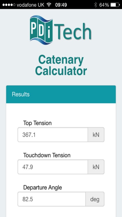 Catenary Calculator