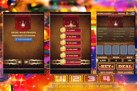Poker Deluxe - Professional Superstars Video Poker for Winners screenshot 4