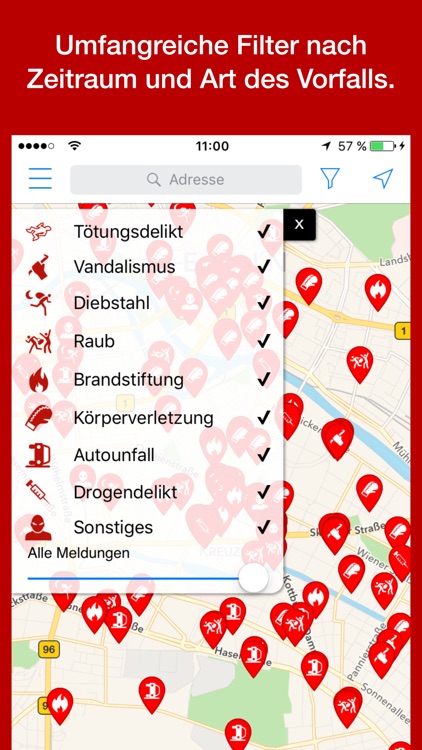 Verbrechen - echte Polizeifälle aus Deiner Umgebung