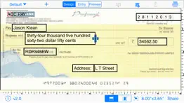 print cheque lite iPhone Captures Décran 1