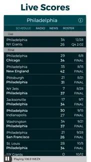 philadelphia football radio & live scores problems & solutions and troubleshooting guide - 3