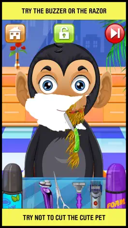 Game screenshot Animal Shave Pet Hair Salon Game for Kids Free apk