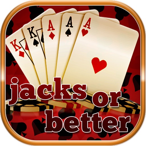 Jacks or Better Video Poker  5 Card Draw Stud Las Vegas Edition Icon