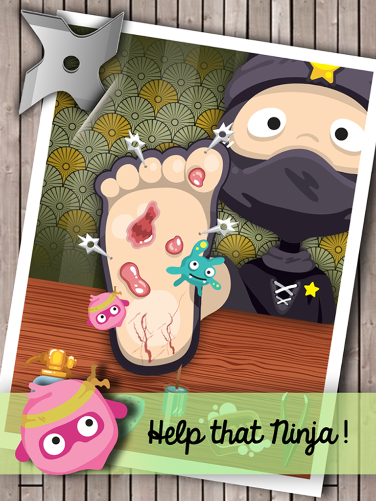 ` Baby Ninja Little Foot Doctor ` run health surgery makeover, kids games screenshot 3