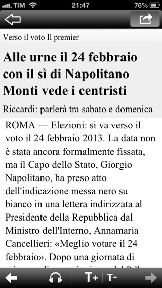 Corriere della Sera - Digital Edition per iPhoneのおすすめ画像3