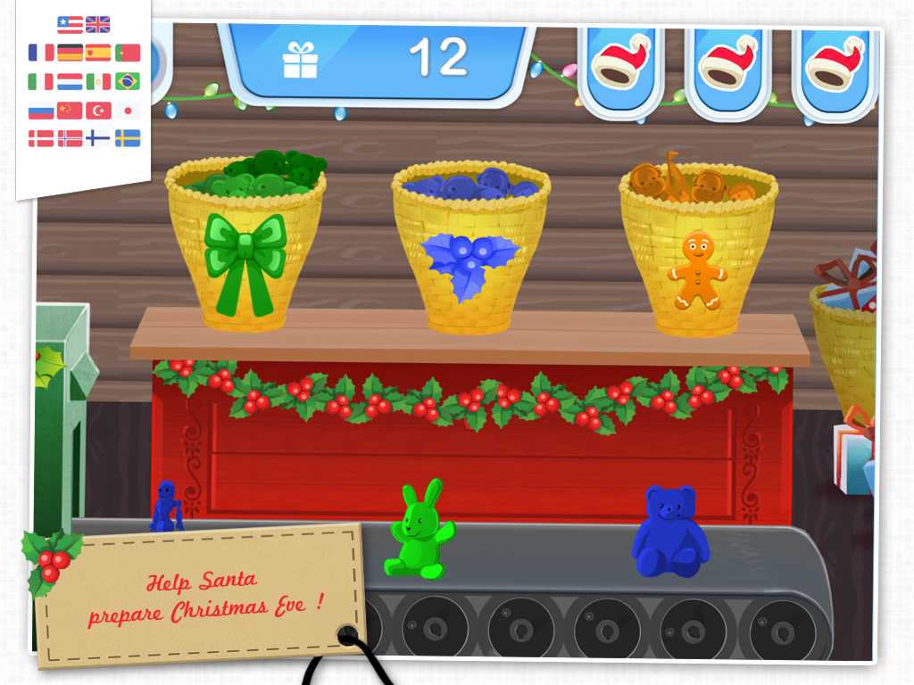 Santa's home - Join Santa Claus at his house and help him get ready for Christmas.