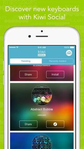 Kiwi - Colorful, Custom Keyboard Designer with Emoji for iOS 8のおすすめ画像3