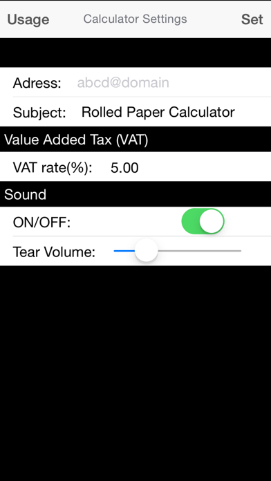 Rolled Paper Calculator Flat Screenshot