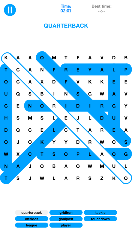 #1. Word Search - Puzzle Game - Spot the Words (iOS) 由: Nicholas Detwattananun