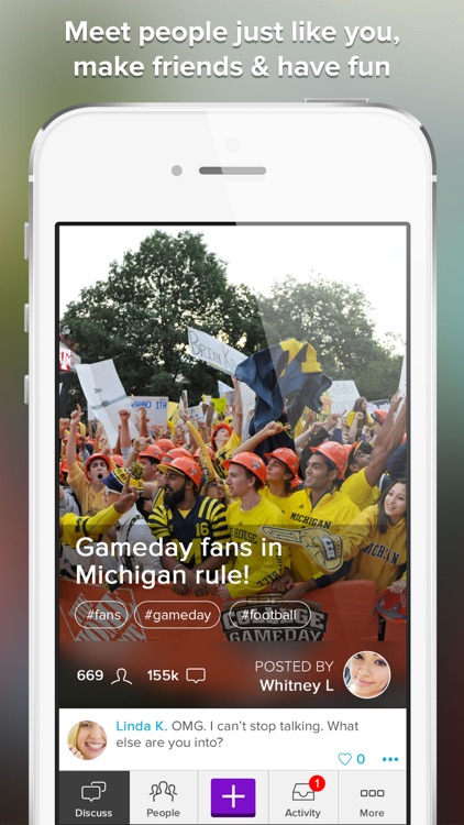 College Gameday Sports Chat and Fan Community screenshot-4