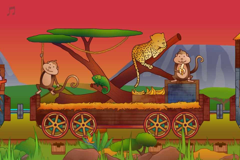 Safari Train for Toddlers screenshot 3