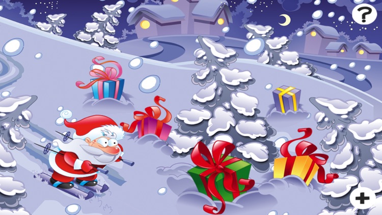 Christmas Puzzle For Small Kids: Tricky Game With Santa-Claus and Snow-Man