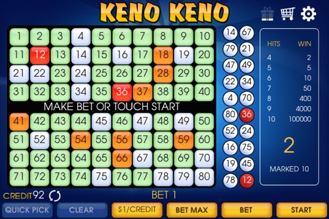 ` KENO ` screenshot 3