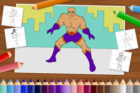 Superheroes - Coloring Book for Little Boys and Kids - Free Gameのおすすめ画像5