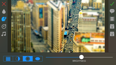 TiltShift Video - Miniature effect for movies and photos Screenshot