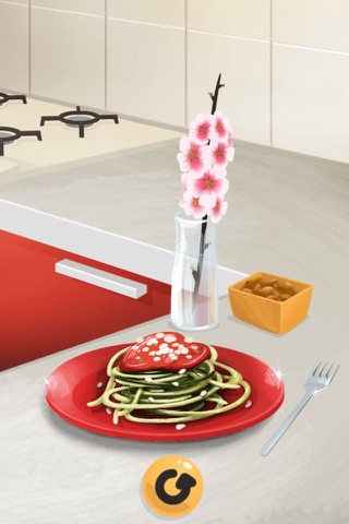 Zucchini Spaghetti Bolognese - Vegan Cooking Recipe with Emma: Game for Kids screenshot 2