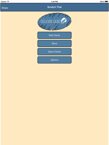 Scratch That Celebrity Quiz iPad screenshot