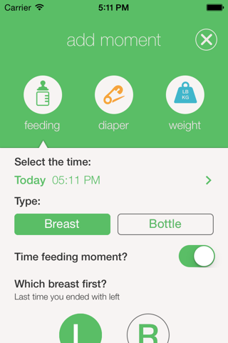 Baby Feeding Tracker - Hello Baby screenshot 2