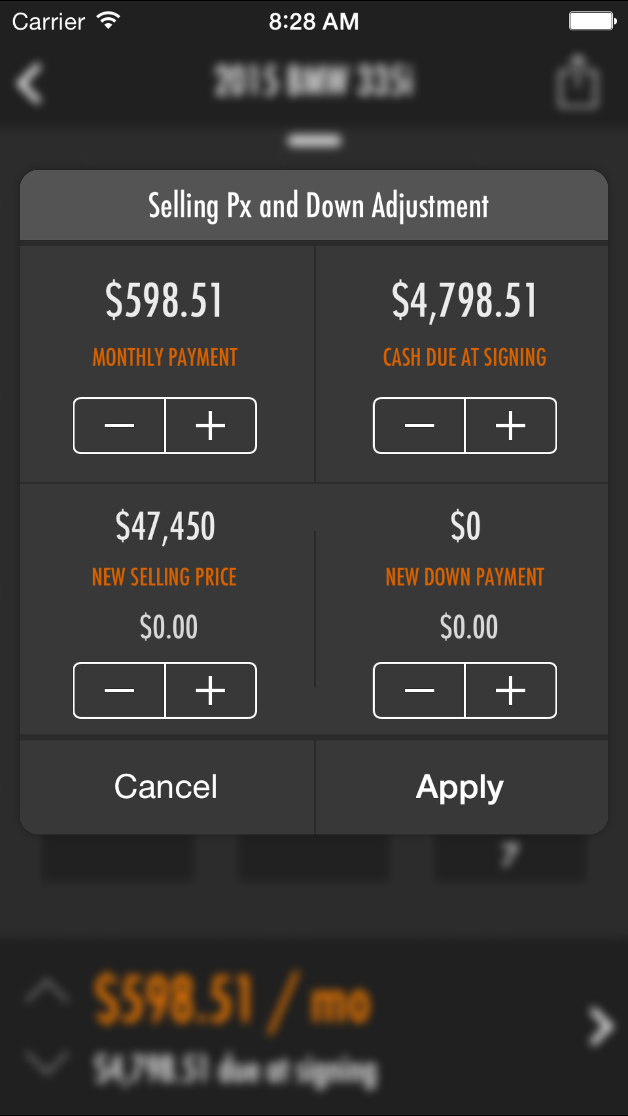 Leasematic - Auto/Car Lease & Loan Calculator screenshot 4