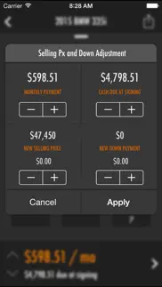 leasematic - auto/car lease & loan calculator iphone screenshot 3