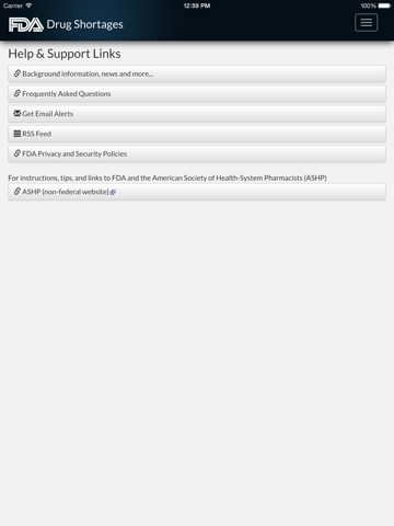 Screenshot #6 pour DrugShortages