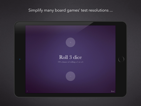 Screenshot #1 for Eldritch Roller - a simple and elegant dice rolling app