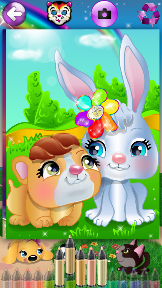 Royal Pets - Coloring Book for Kids with Littlest Animals Shop - 1.0 - (iOS)