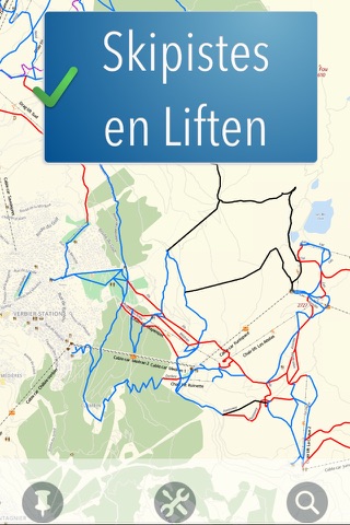 Les Quatre Vallées Ski Map screenshot 2