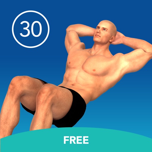 Men's Ab Crunch 30 Day Challenge FREE iOS App