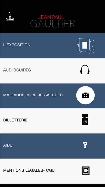 Jean Paul Gaultier, l'Application officielle de l'exposition