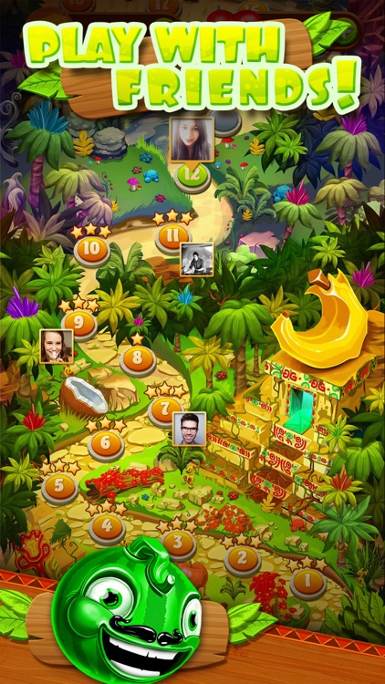 Jungle Jam - Juicy Fruit Match-3 Game screenshot-3