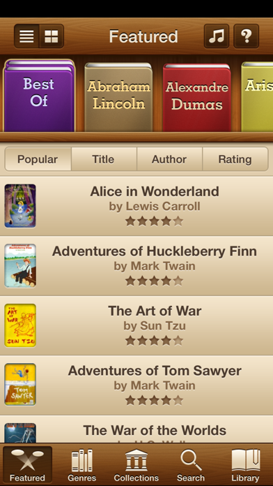 Screenshot #1 pour Books - 23,469 Classics To Go. The Ultimate Ebooks And Audiobooks Library