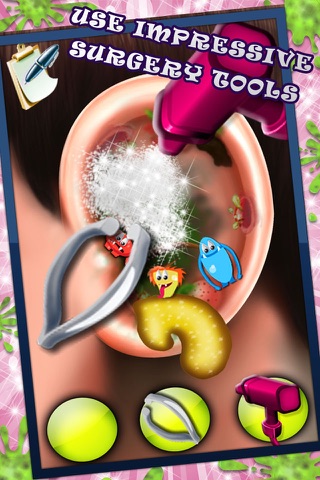 Ear Surgery doctor - little surgeon games for kids screenshot 4