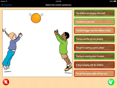 Screenshot #6 pour Lire et Jouer en Anglais - Apprendre à lire l'Anglais avec des exercices appliquant la méthode Montessori