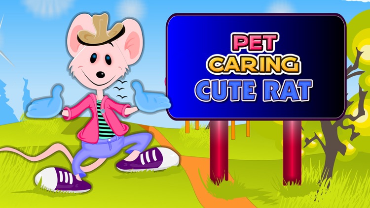 Pet Caring Cute Rat