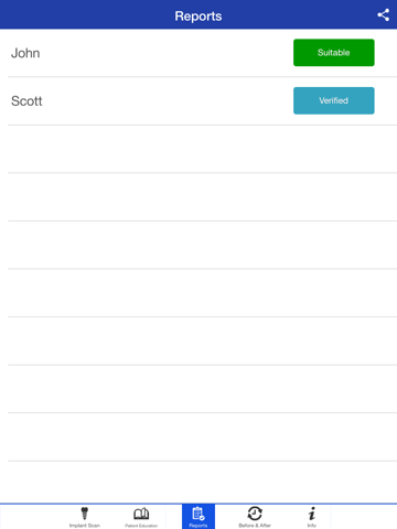 Implantoo iPad screenshot