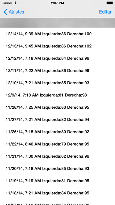 Test de Pulsaciones SNC screenshot 4