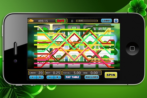 Irish Shamrock Slots Machine screenshot 4