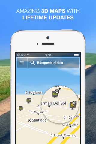 NLife Chile - Navegación GPS y mapas sin conexión a Internet screenshot 2