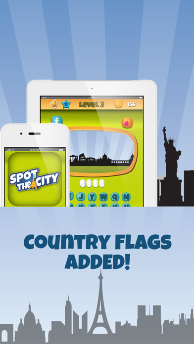 Screenshot #1 pour Spot the city skyline - What's the city? Test your knowledge of the world's great cities by recognizing their silhouette