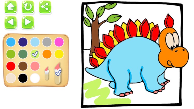 My Dino Coloring Book For Kids And Toddler Game screenshot-3