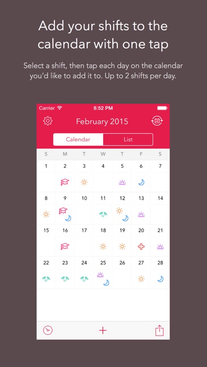 Shifts – Shift Worker Calendar screenshot-1