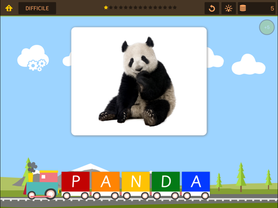 Treno di parole – Giochi di spelling bee e puzzle cerca la parola per bambini iPad screenshot