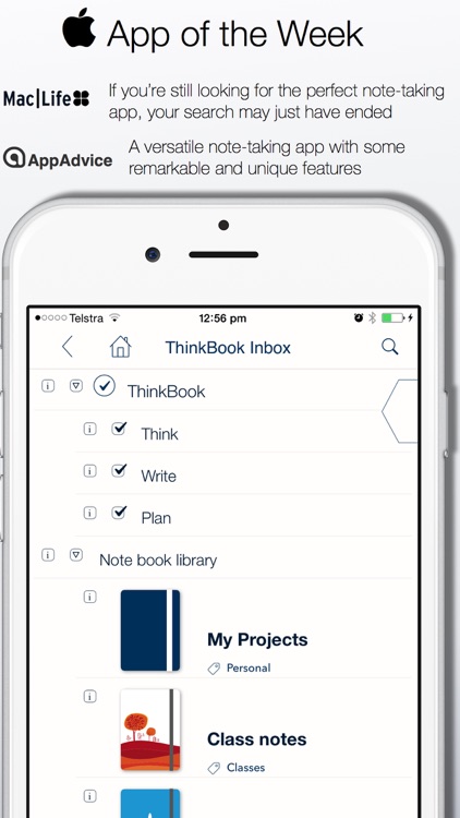 ThinkBook - Todos, Notes, Projects, Outlines